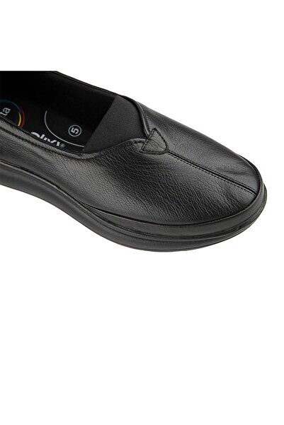 Muya Ghete de damă din piele naturală Pothvat cu talpă ortopedică în 6 puncte