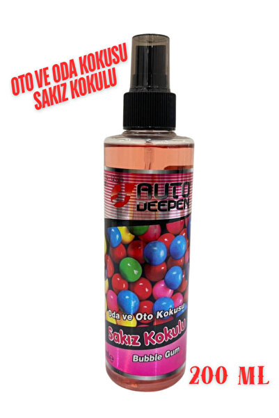 AutoDeepen Sprey Sakız Kokulu 200 ml Oto Koku Araç Koku Ve Oda Koku Araba Kok...