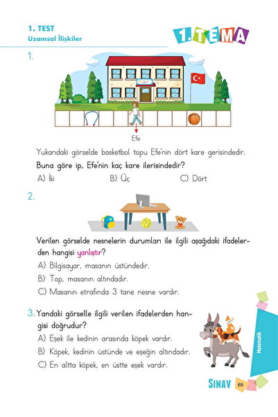 Sınav Yayınları Sınav Kalitesinde 1. Sınıf Tüm Dersler Soru Bankası