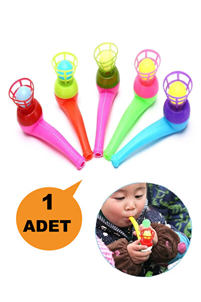 Ayver 1 Adet Saksafon Pipet Top Üfleme Oyunu Popit Eğitici Oyuncak