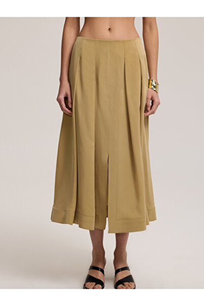 BAQA Khaki Bell Skirt