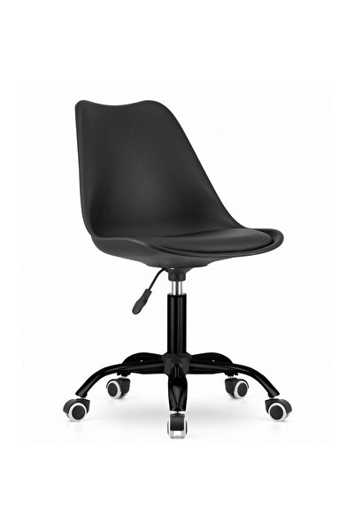 Leobert Scaun de birou, Artool, Andria, rotativ, PP, negru, 56.5x56.5x83.5-96 cm