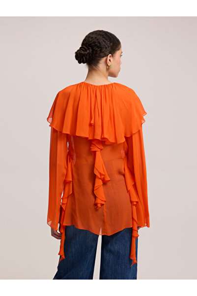 BAQA Orange Blouse