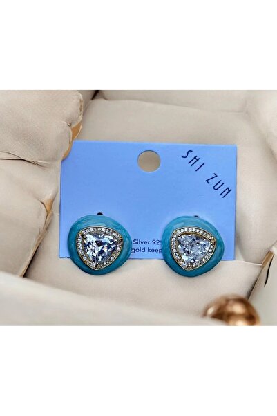 İNN JEWELLERY Steel Earrings Tarnish-Free Antiallergic Oval Figured (2 Years Importer Guaranteed)
