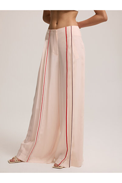 BAQA Stripe Detailed Cupro Trousers