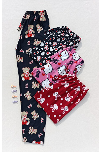 siyalife Téli velúr puha textúrájú 4 részes női pizsama