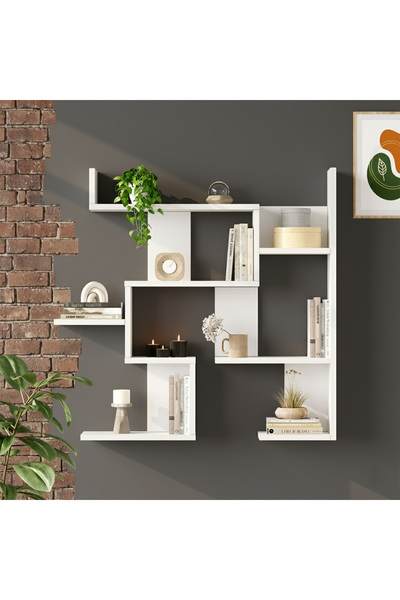 Yurupa Wall 26 Duvar Rafı Beyaz WAL26-W