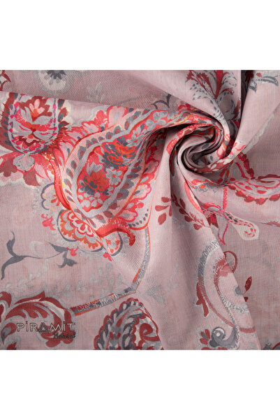 PİRAMİT Natural Patterned Scarf