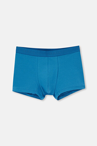 Dagi Blue-Black 3-Piece Patterned Cotton Boxer