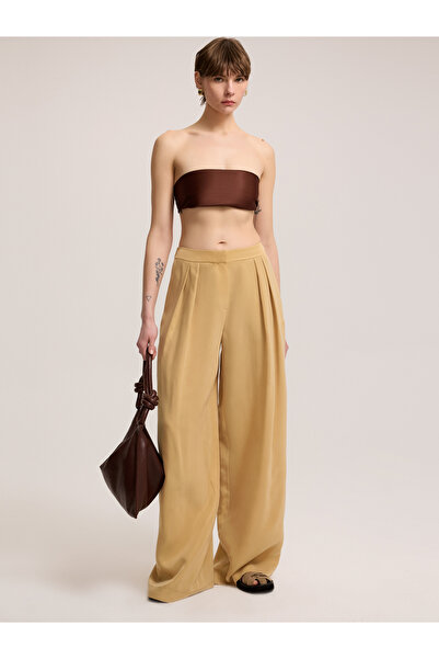 BAQA High Waist Cupro Pants