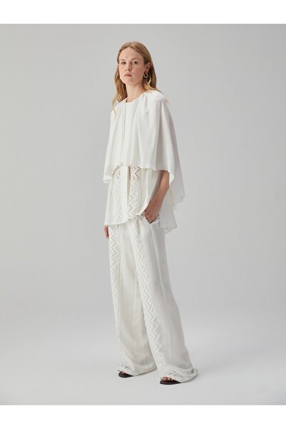 BAQA Pleated Sleeve Detailed Blouse