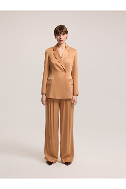 BAQA Cupro Jacket with Cross Buttons