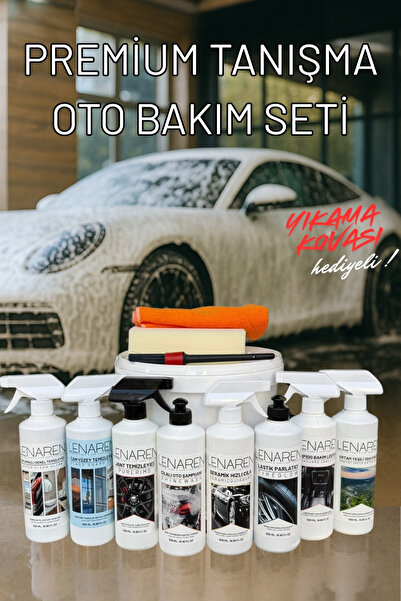 Lenaren PREMİUM TANIŞMA OTO BAKIM SETİ - KOVALI SET