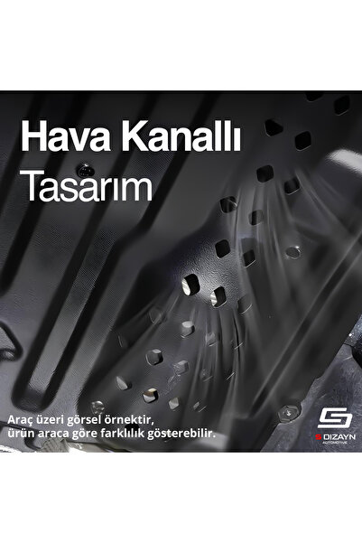 Genel Markalar S-Dizayn Peugeot 208 Çelik Karter Muhafaza Koruma 2012-2019 A+ Kalite PE-281-CKM