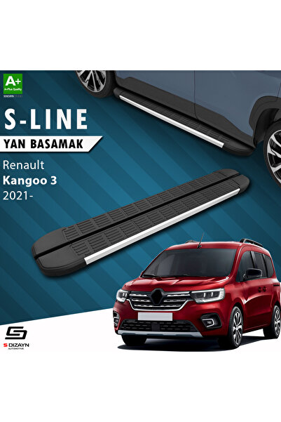 S Dizayn S-Dizayn Renault Kangoo 3 S-Line Aluminyum Yan Basamak 193 Cm 2021 Ü...