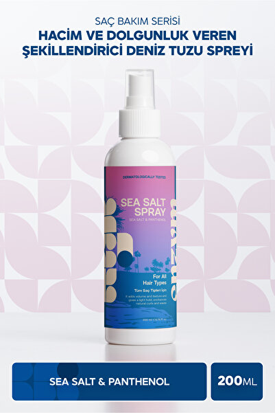 ENZYM COSMETICS Hacim Ve Dolgunluk Veren, Saç Şekillendirici Deniz Tuzu Saç B...