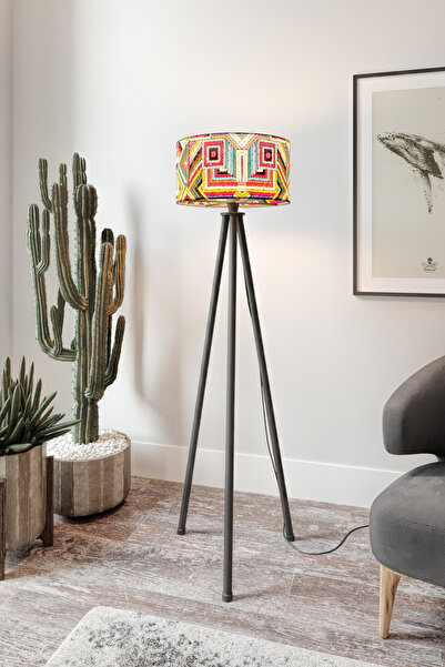 İnter Home Tripod Üç Ayaklı Lambader Dekoratif Aydınlatma Tripod Lambader BOHEM