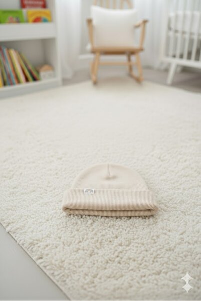 Kuğu Baby 4’lü Ribana %100 Pamuklu Unisex Bebek Bere Koleksiyonu