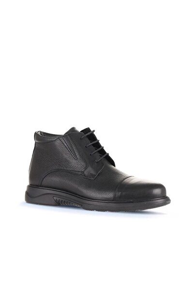 Bueno Shoes Black Atlas-Flotter Leather Men's Boots 07Mb24542087