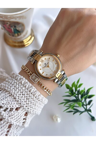 Daniel Klein BLKT.2.595 Daniel Klein Çelik Kordon 30 Mt Suya Dayanıklı Kadın Kol Saati+Bileklik