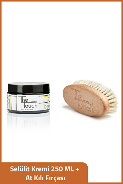 The Touch By Seda Altın Selülit Kremi 250 ML + At Kılı Fırçası