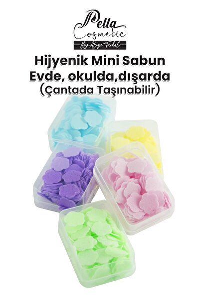 Pella Cosmetic 1 Kutu Çiçek Model Sihirli Kokulu Mini Sabun (1 paket)