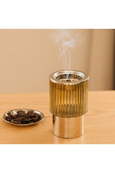 DIVA LADY مبخرة زجاجية فاخرة بتفاصيل ذهبية من ✨