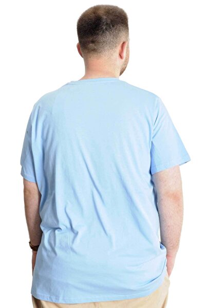 ModeXL Mode Xl Large Size Men's T-shirt Basic 20031 Blue