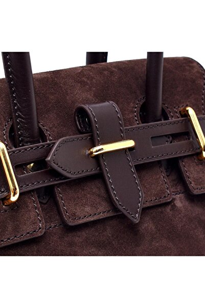 Sofia Baldi Merf Brown Suede Women's Bag