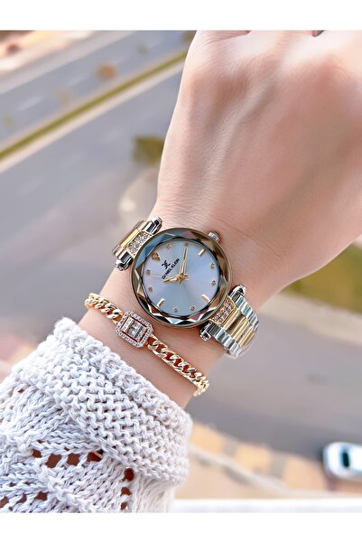 Daniel Klein Çelik Kordon 30 Mt Suya Dayanıklı Kadın Kol Saati+Bileklik BDK.1.10431.3