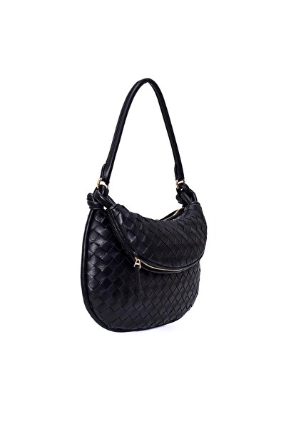 Sofia Baldi SION SİYAH HAKİKİ DERİ Kadın ÇANTA