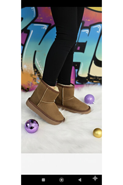 patik ayakkabı çocuk içi kürklü bot