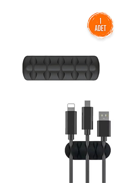 COZY SENSE 1 Adet Kablo Düzenleyici 5 Kanallı Organizer Kutu Kablo Şarj Aleti...
