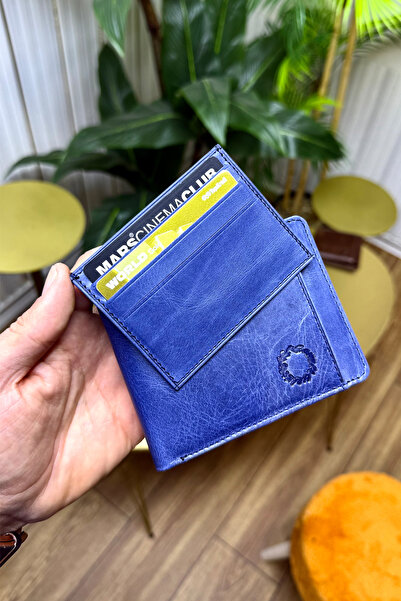 CüzCan Isme Özel Hakiki Deri Bozuk Para Bölmeli Erkek Cüzdanı Kartlık Hediyeli