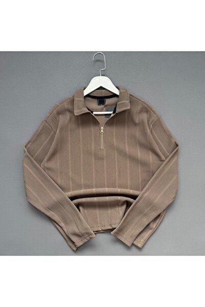 KONSEPT35 Men's Stand-Up Collar Ottoman Sweatshirt
