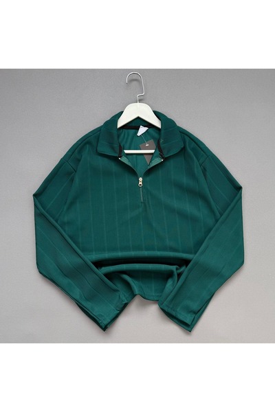 KONSEPT35 Men's Stand-Up Collar Ottoman Sweatshirt