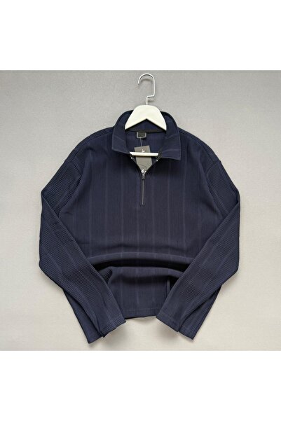 KONSEPT35 Men's Stand-Up Collar Ottoman Sweatshirt