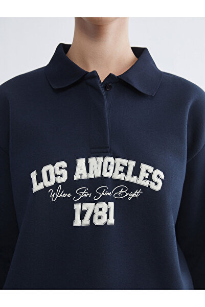 LC Waikiki Los Angeles Printed Women's Thick Sweatshirt