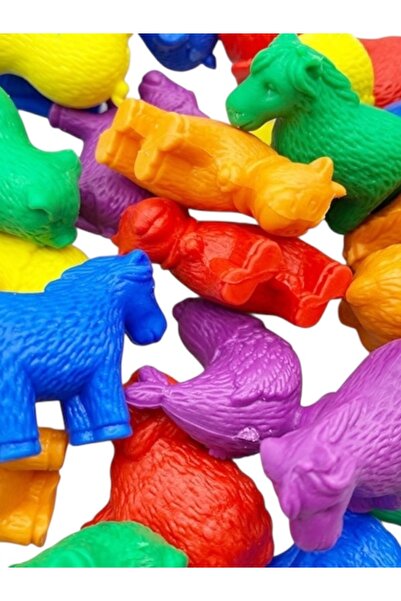 EDX Education Farm Animals - Counters and Transfer Tweezers