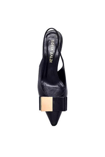 Sofia Baldi Searl black genuine leather women's stiletto & evening dress