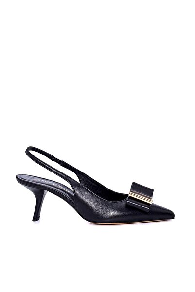 Sofia Baldi Searl black genuine leather women's stiletto & evening dress