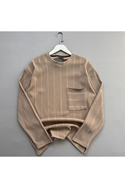 KONSEPT35 Men's Ottoman Fabric Circular Neck Sweatshirt