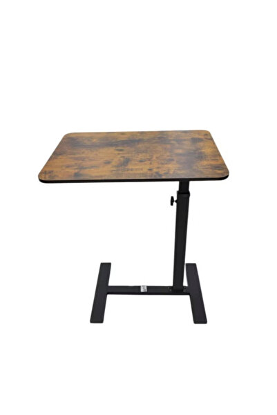 Generic طاولة خشبية ذكية متعددة الاستخدامات بعجلات - مثالية للكمبيوتر المحمول والوجبات بجانب السرير والأريكة