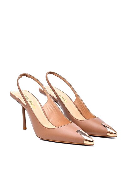 Sofia Baldi Honna capucino genuine leather women's stiletto & evening dress