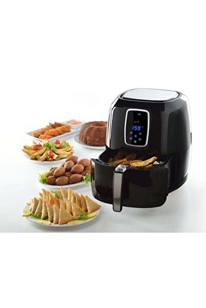 ALSAIF Electric Healthy Air Fryer , 6 L 1800 W , Black - AL7202