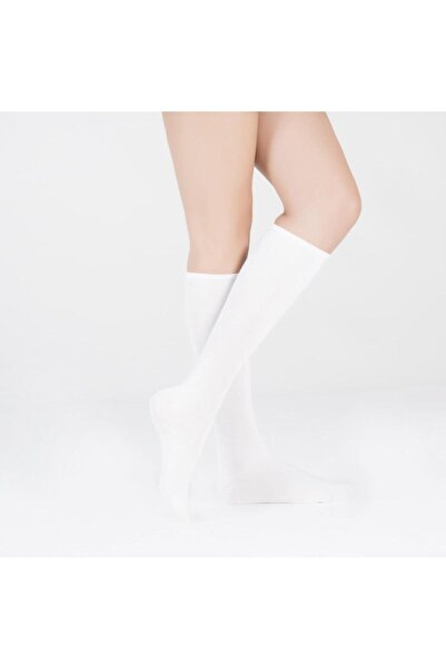 rossey جوارب طويلة حتى الركبة (70 دينير) بيضاء (10) بملمس حريري - 12 زوجًا/1 ...