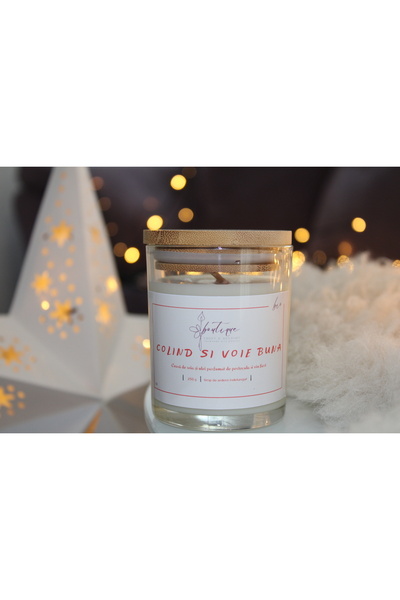 Light and Delight Boutique Lumânare Christmas Carol- Winter Spirit