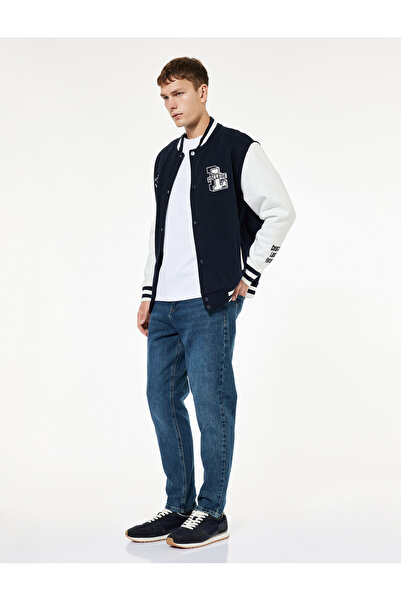 Koton Βαμβακερό τζιν παντελόνι με κανονική μέση με κωνική εφαρμογή - Joe Jean