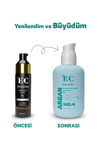 emrah çalışkan EÇ NO:4 ARGAN YAĞI BESLEYİCİ / ONARICI / NEMLENDİRİCİ BAKIM 10...