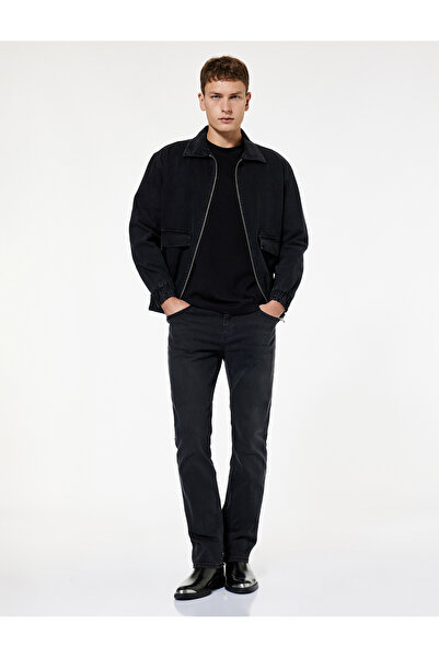 Koton Cotton Regular Waist Straight Fit Jean Pants - Mark Jean